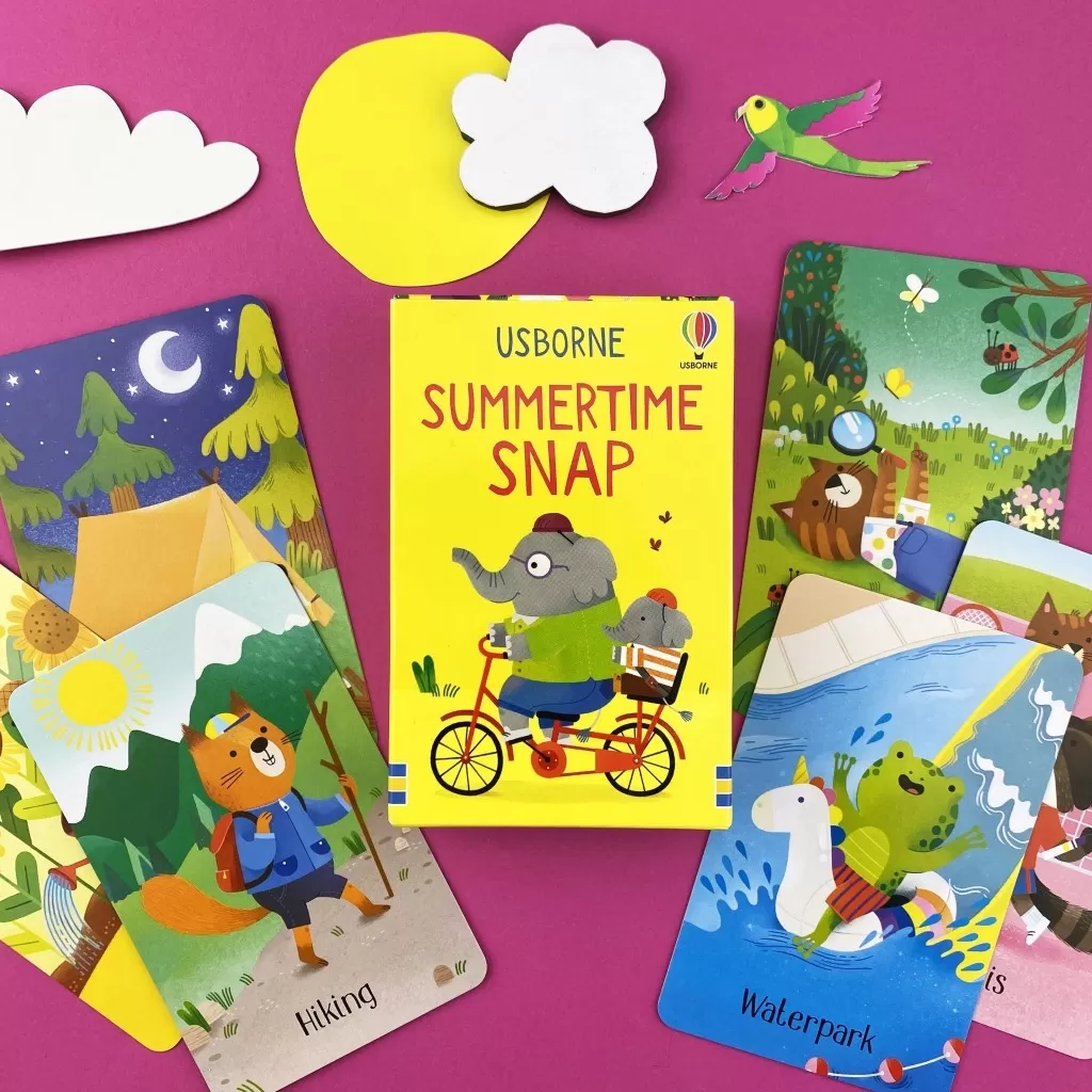 Promotional image of snap activity game from Usborne